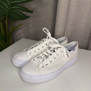 Keds Platform White Sneakers